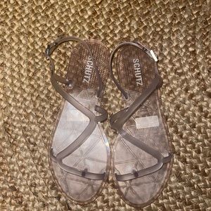 Schutz jelly sandal size 10.